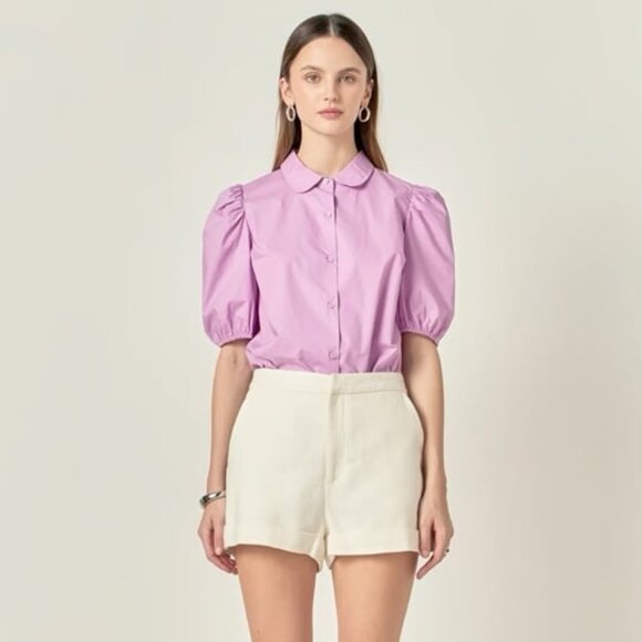 English Factory Peter Pan Collar Shirt - Picture 1 of 4